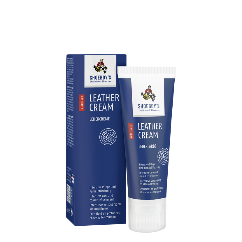 Levně SHOE Leather Cream 75ml 47-ČERNÁ