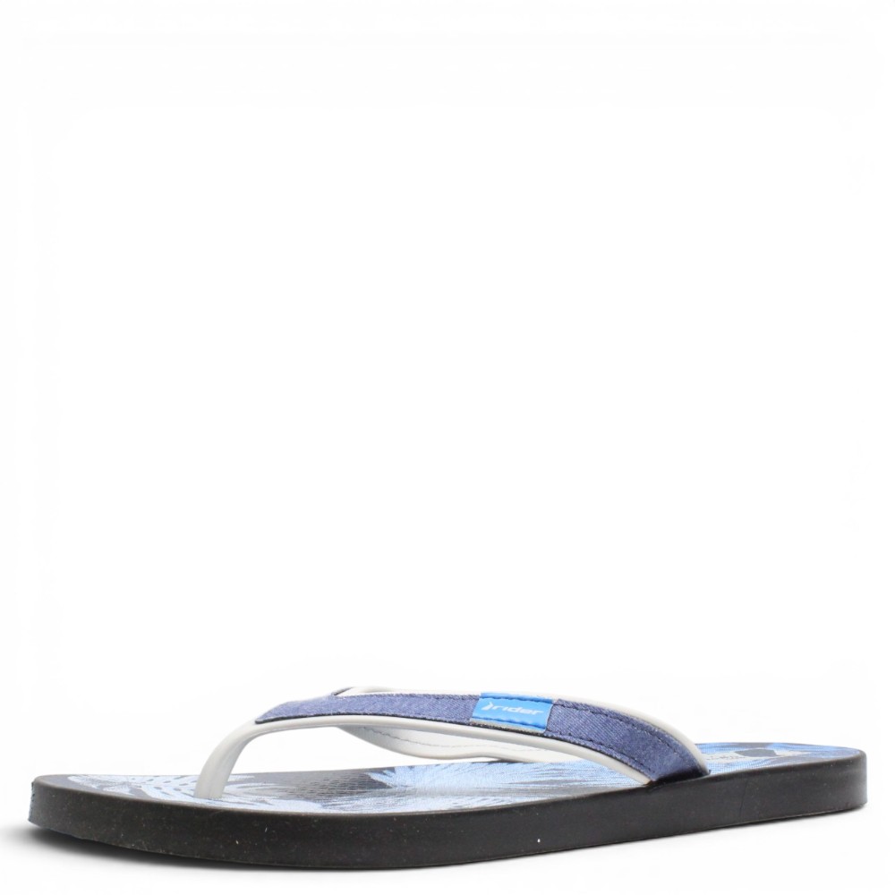 PÁNSKÉ ŽABKY RIDER 11024 BLK/GREY/BLUE Barva: ČERNÁ, Velikost: 44
