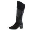 DÁMSKÉ KOZAČKY HISPANITAS HI00830 ČERNÁ VELOUR-I20 BLACK21 BLACK