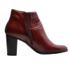 DÁMSKÉ KOTNÍKOVÉ BOTY VITTI LOVE 3534T BORDO BORDOVÁ