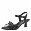 DÁMSKÉ SANDÁLY MARCO TOZZI 2-28356-42 001 ČERNÁ