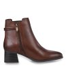 DÁMSKÉ KOTNÍKOVÉ BOTY MARCO TOZZI 2-25303-43 397 HNĚDÁ
