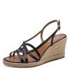 DÁMSKÉ SANDÁLY TAMARIS 1-28364-46 001 ČERNÁ