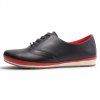 DÁMSKÉ LODIČKY DESKA 31000 BLK/RED ČERNÁ