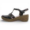 DÁMSKÉ SANDÁLY RIZZOLI 4100871 BLK ČERNÁ