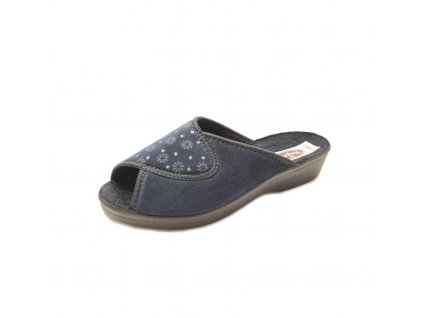 Dámské pantofle Rogallo 26931 (Barva Modrá, Velikost 37)