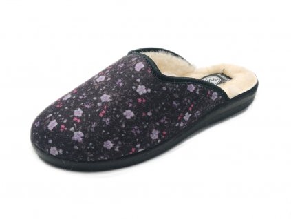 Dámské pantofle Rogallo 3100-108 (Barva Černá, Velikost 37)