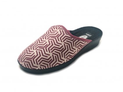 Dámské pantofle Rogallo 3360-069 (Barva Bordó, Velikost 40)