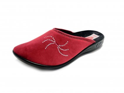 Dámské bačkory Rogallo 27893 (Barva Vínová, Velikost 37)