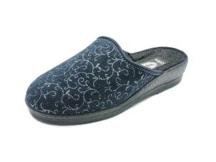 Dámské bačkory Rogallo 3360-070 (Barva Modrá, Velikost 40)