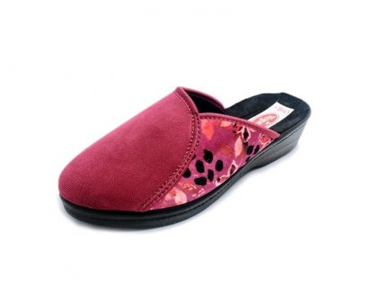 Dámské bačkory Rogallo 28347 (Barva Vínová, Velikost 38)