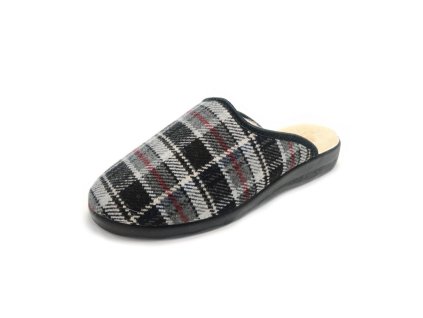 Pánské pantofle Rogallo 4100-016 (Barva Šedá, Velikost 41)