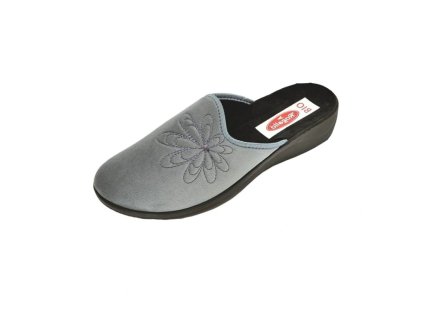 Dámské pantofle Rogallo 29614 (Barva Šedá, Velikost 37)