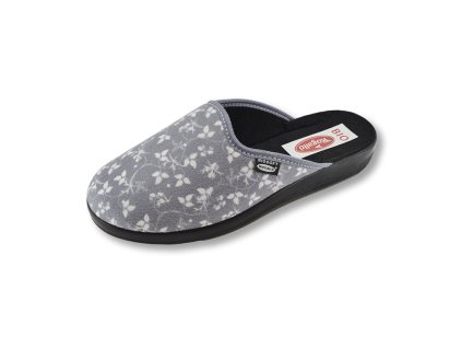Dámské pantofle Rogallo 3100-044 (Barva Šedá, Velikost 37)