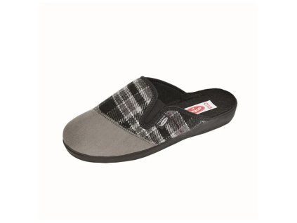 Pánské pantofle Rogallo 6074-011 (Barva Šedá, Velikost 41)