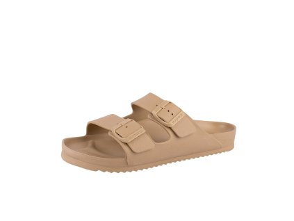 Dámské nazouváky Coqui Kong 8302 Golden Beige (Barva Béžová, Velikost 36)