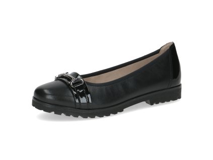 Dámské baleríny Caprice 9-22153-45 019 (Barva Černá, Velikost 37)