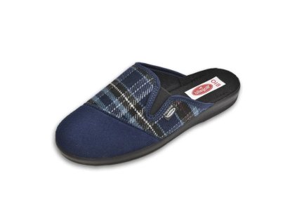 Pánské bačkory Rogallo 6074-012 (Barva Modrá, Velikost 41)