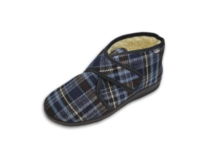 Pánské bačkory Rogallo 4372-022 (Barva Modrá, Velikost 41)