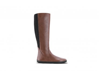 Barefoot kozačky Be Lenka Charlotte - Dark Brown