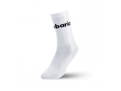 Barebarics - Barefootové ponožky - Crew - White - Big logo