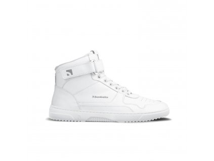 Barefoot tenisky Barebarics Zing - High Top - All White - Leather