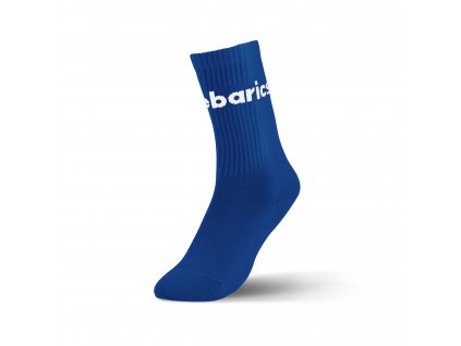 Barebarics - Barefootové ponožky - Crew - Cobalt Blue - Big logo