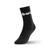 Barebarics - Barefootové ponožky - Crew - Black - Big logo