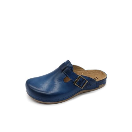 Leon 707 pánska ortopedická obuv modrá