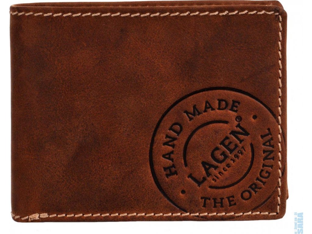 Lagen 5081/H pánská kožená peněženka hnědá