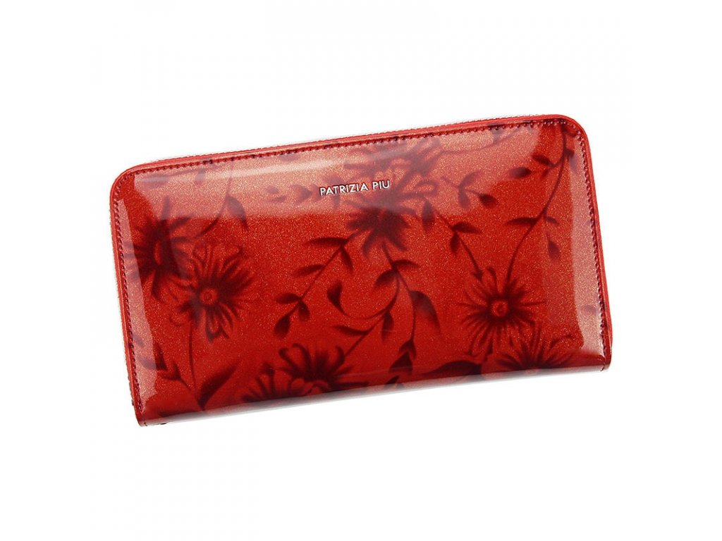 Patrizia Piu FF 119 RED dámská kožená peněženka