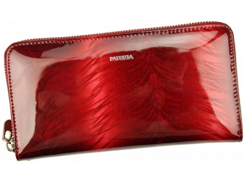 Patrizia FF 119 RED dámská luxusní kožená peněženka | zdravotní obuv Santé  Proseč