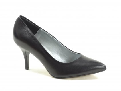 Hujo C835/1 dámská elegantní obuv na podpadku černá