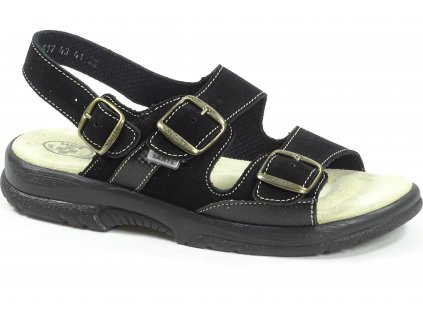 Santé N/517/43/68/CP dámské zdravotní sandály černé