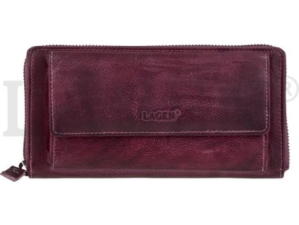 Lagen 786-017/D PLUM dámská kožená peněženka