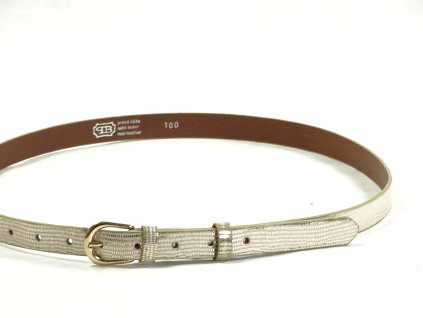 PENNY BELTS Dámský kožený opasek 23 zlatý