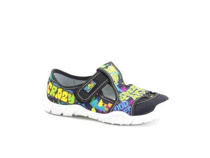 Nazo MI/018 GR dětská přezůvková obuv