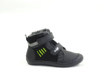 Obutex DA07-5-2466M BLACK dětská zimní obuv