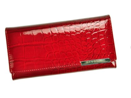 Screenshot 2025 12 23 at 12 22 51 Dámská lesklá kožená peněženka Gregorio BC 100 červená