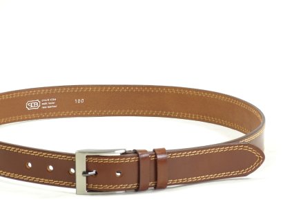 PENNY BELTS Pánský kožený opasek 44 hnědý