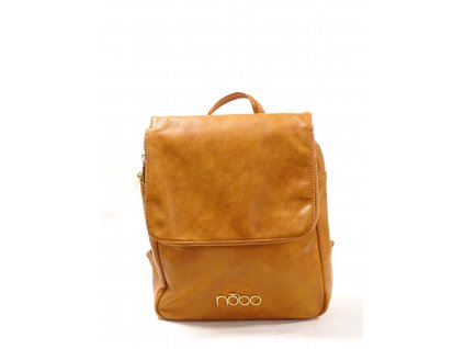 Nobo dámský koženkový batoh NBAG-R0860-C017 COGNAC