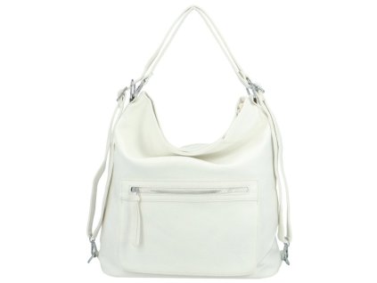 Int.Company dámský koženkový kabelko/batoh 9811 WHITE