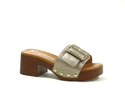 Traxin 485 TAUPE dámské elegantní pantofle