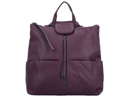 MaxFly dámský koženkový kabelko/batoh SP2337 PURPLE