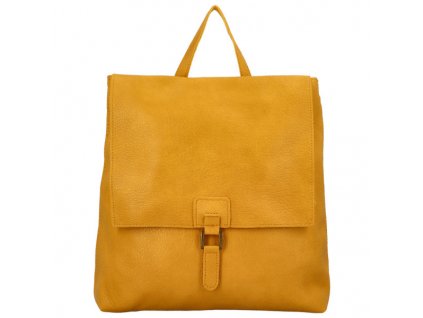 MaxFly dámský koženkový kabelko/batoh GB1879 YELLOW
