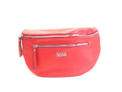 Coveri dámská koženková ledvinka CC5211-3 RED