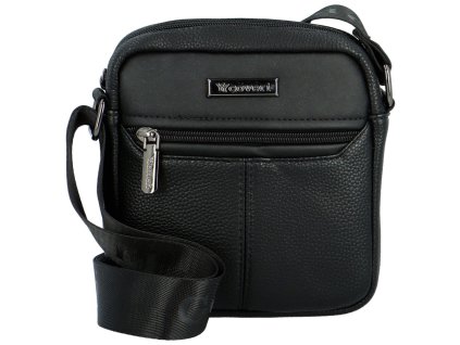 520543 trendy panska kozenkova crossbody taska coveri chope cerna