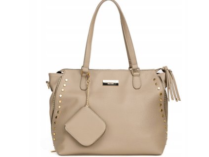 Screenshot 2025 11 27 at 12 52 59 Monnari shopper kabelka z eko kůže béžová (5906959125021) • Ceny Recenze Allegro