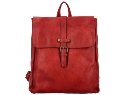 539438 trendy damsky kozenkovy batoh edrian cerveny