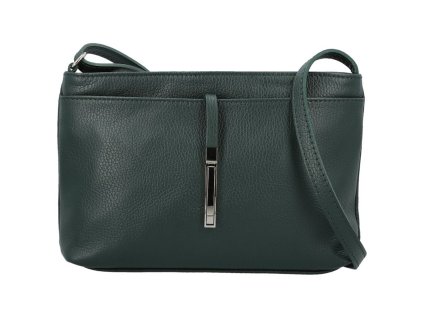 Delami módní dámská kožená mini crossbody kabelka 1011 VERDE